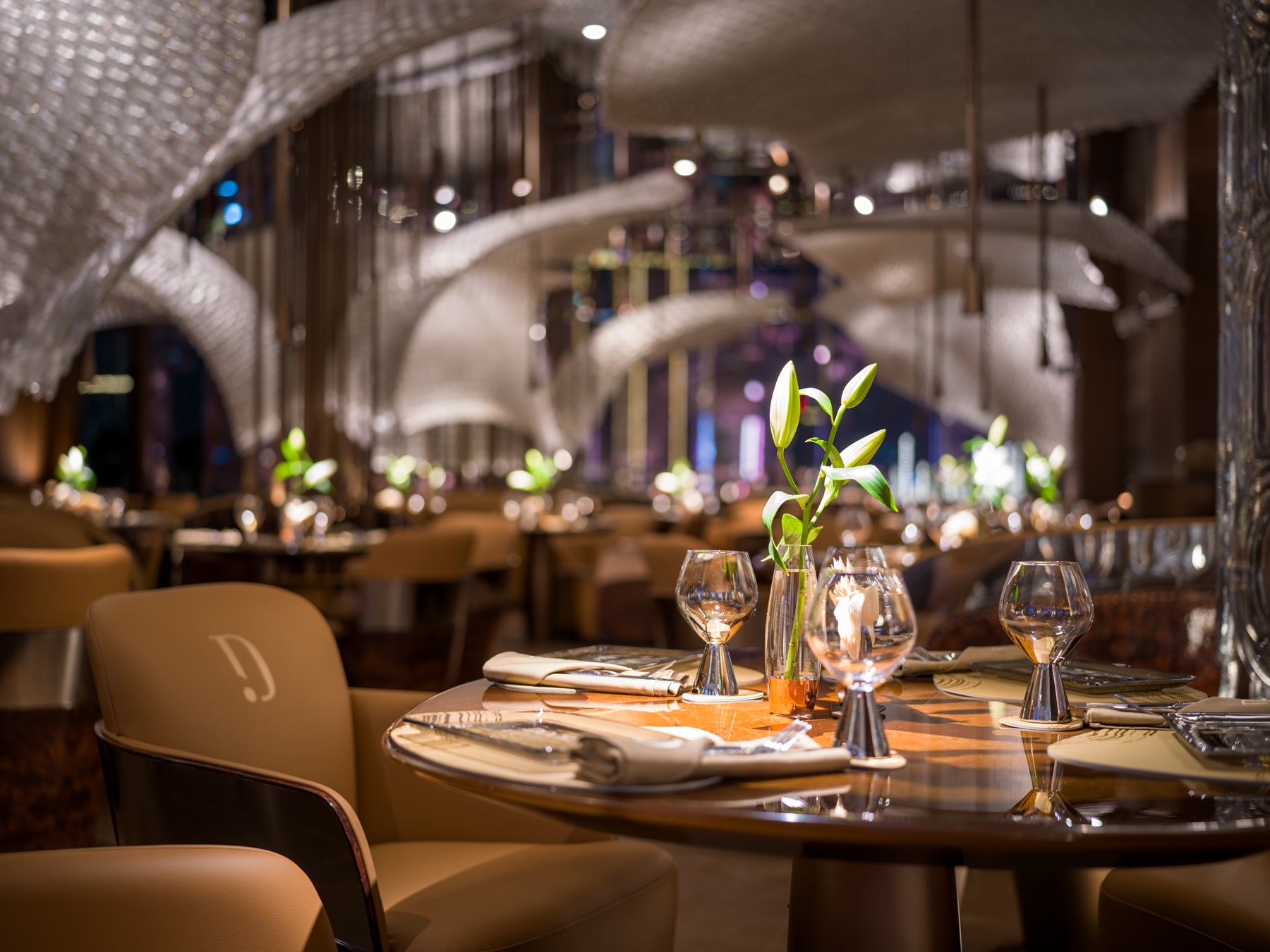 New Year dinner in doors dubai mall